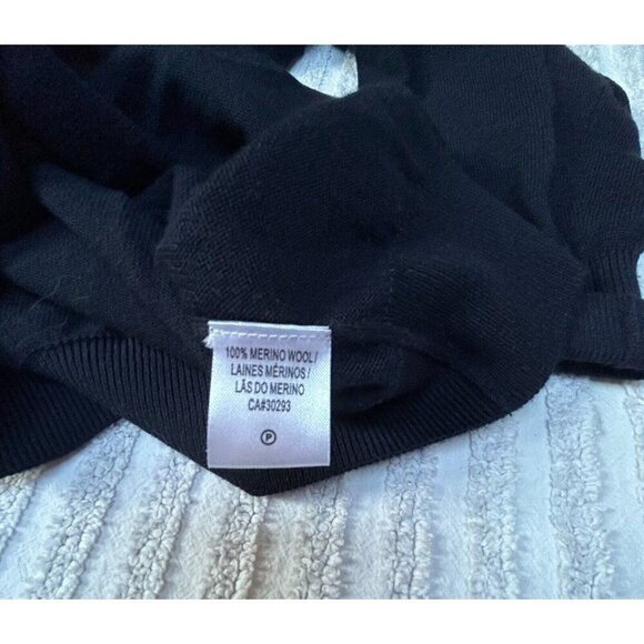 Fairway & Greens Mens Italian Merino Pullover V-Neck Golf Sweater Medium Navy - Picture 7 of 9